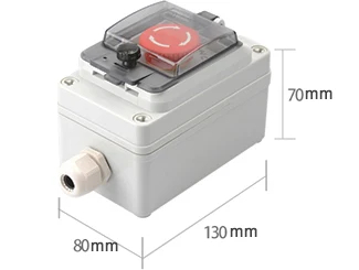 Interruptor de botão de parada de emergência,