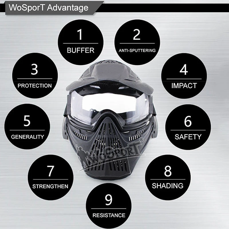 Профессиональный тактический шлем полный-покрытый военный Пейнтбольный шлем ветрозащитный Сноуборд Лыжный шлем наружная Спортивная безопасность