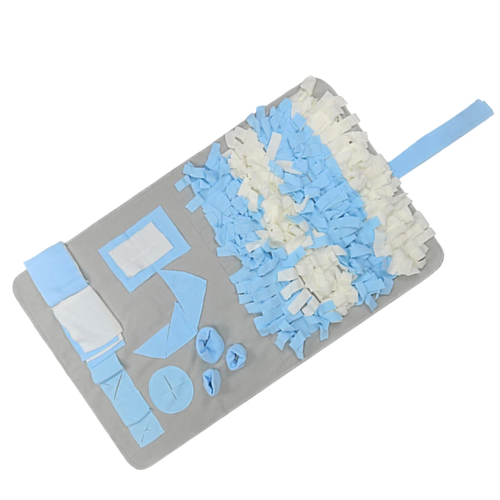 Soft Pet Dog Snuffle Mat Training Blanket Pet Nose Work Smell Snuffle Pads Training Feeding Blanket Pet Nose Pad