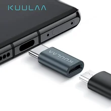 KUULAA USB C адаптер типа OTG C на кабель зарядного устройства микро-usb конвертер для Macbook Pro samsung Galaxy S10 S9 huawei type-C USB OTG