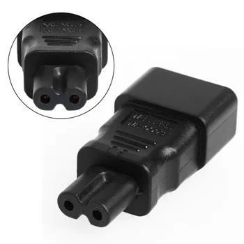 

IEC 320 Kettle 3-Pin C14 Male To C7 Female Power Converter Adapter Plug-Socket DXAC