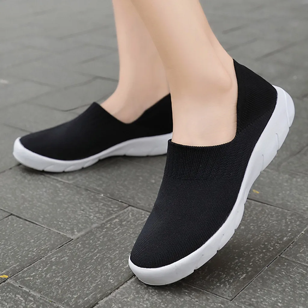 

HOT Women Sneakers Fashion Mesh Vulcanized Shoes Solid Platform Lightweight Casual Breathable Tenis Feminino Zapatos De Mujer
