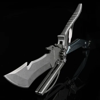 

Wild hunting knife outdoor EDC tool camping multifunctional knife high hardness short knife survival knife