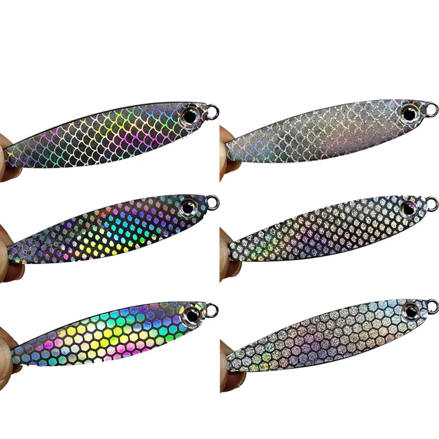 12pcs 20x10cm Lure Tape DIY Fish Reflective Holographic Bait