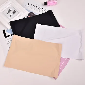 

1PCS Summer Women Bandeau Top Solid Breathable Strapless Bra Bandeau Soft Seamless Women Casual Tank Crop Tops