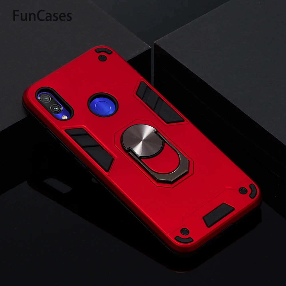 Smart Phone Covers For Xiaomi hoesje Redmi 7A Magnetic Car Hold Shockproof Casa etui Note 7 Soft TPU Protector | Мобильные телефоны