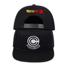 Чехол Capsule Corp. Хип-хоп кепка мяч Дракон Аниме хлопок бейсболка с вышивкой унисекс бейсболка s мужчины женщины Праздничные шляпы