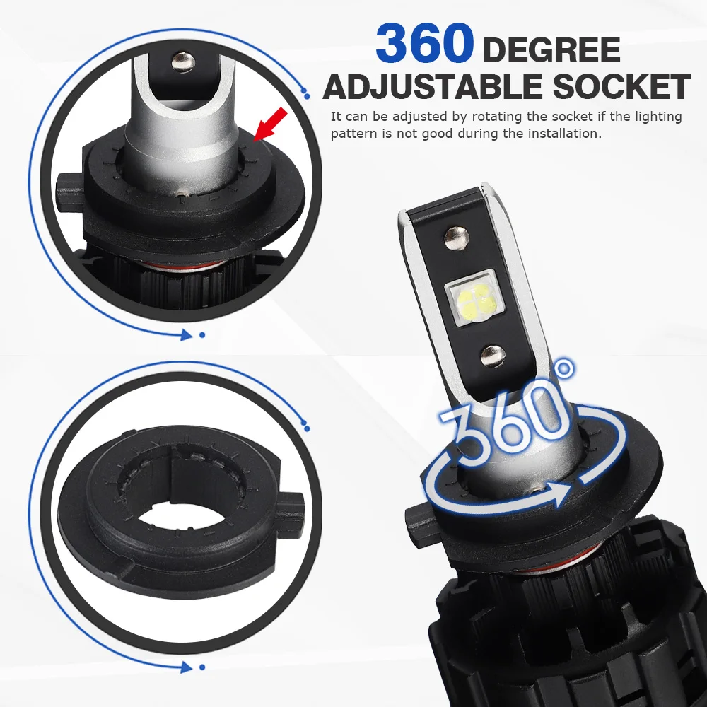 NOVSIGHT светодиодный фар автомобиля H4 H7 H11 H1 CSP 18000Lm яркие лампочки 9005/HB3 9006/HB4 H13 9007 H3