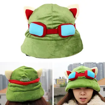 

Womens Kawaii Cosplay Plush Bucket Hat Cute Cat Ears Stuffed Anime Pirate Cap K4UB