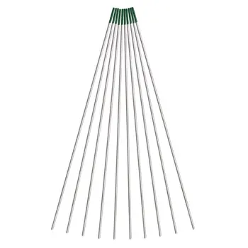 

1.6x175mm Green Industrial DC TIG Welding Tungsten Electrodes WP Pack of 10