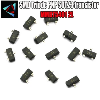

100PCS MMBT5401 2L 2N5401 PNP SMD SOT-23 Surface Mount SMD Triode PNP SOT23 transistor