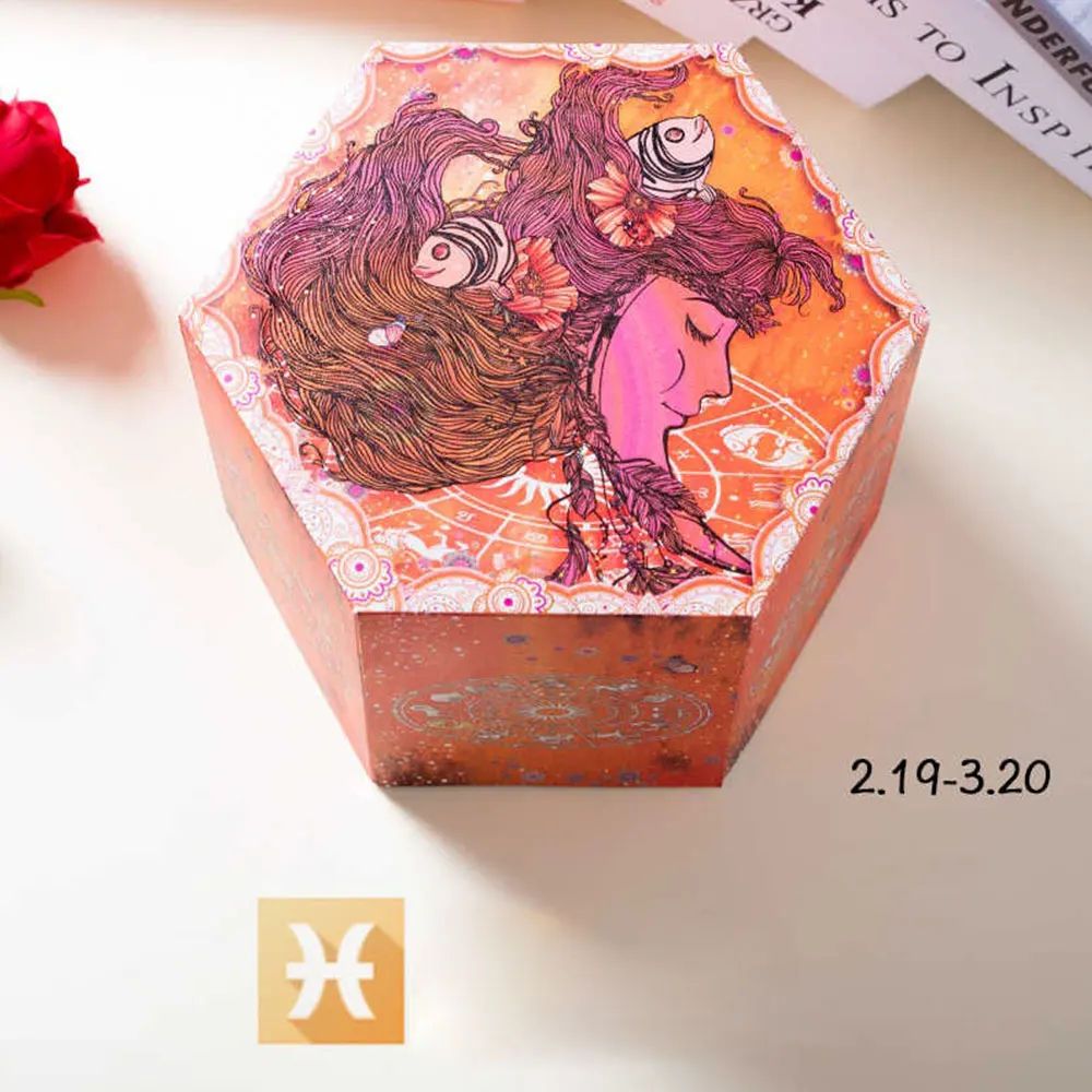 Флуоресцентный сюрприз любовь взрыв Подарочная коробка Созвездие для юбилея скрапбук DIY Фотоальбом подарок на день рождения Прямая поставка