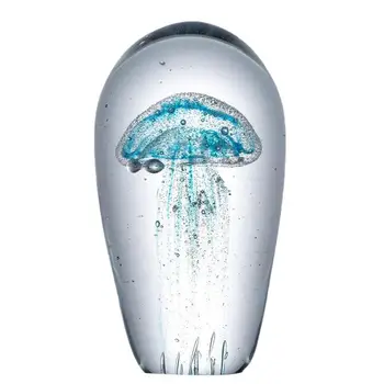 

1Pc Jellyfish Sculpture Ornament Creative Durable Lifelike Home Decoration Jellyfish Adornment Desktop Adornment for Shop Home