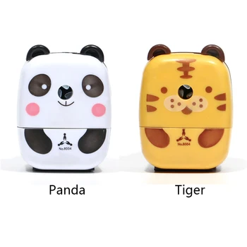 

Desktop Labor Saving Small Cartoon Animal Tool Stationery Hand Crank Gift Students School Cute Kids Non Slip Pencil Sharpener