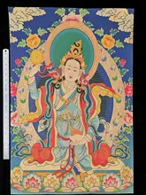 

YIZHU CULTUER ART COLLECTION VINTAGE DECORATION SACRED BUDDHIST BUDDHAS THANGKA PAINTINGS