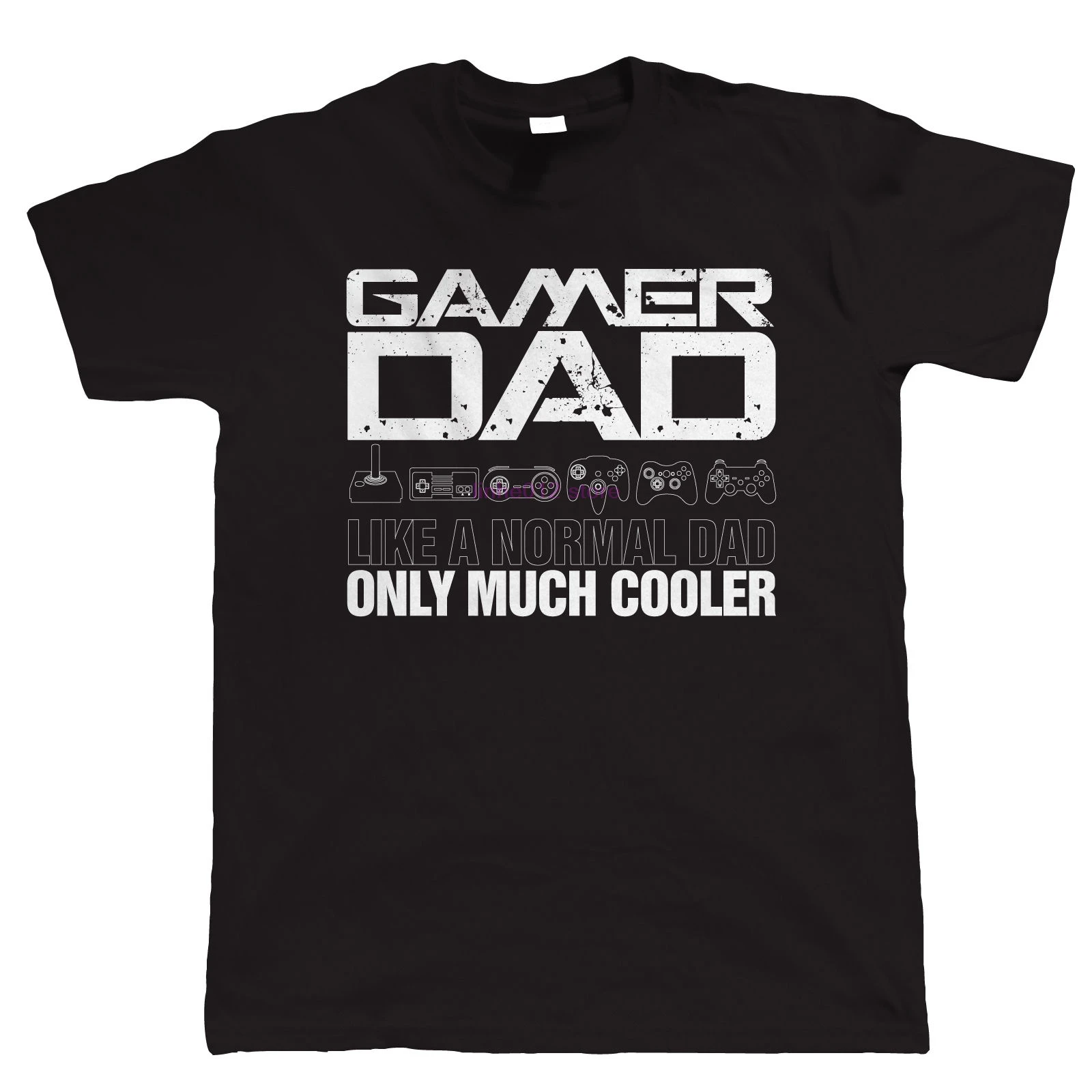 Gamer Dad Мужская забавная футболка для видеоигр-подарок папы на день рождения