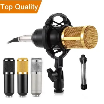 

Professional Karaoke Microphone BM 800 Mic Stand Studio Condenser Microphone Vocal Recording KTV Microphone For Computer PC