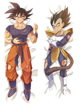 

50x150cm Dragon Ball Son Goku Anime Pillow Case Waifu Dakimakura Body Decorative Long Pillow Cover Soft Rectangular Cushion