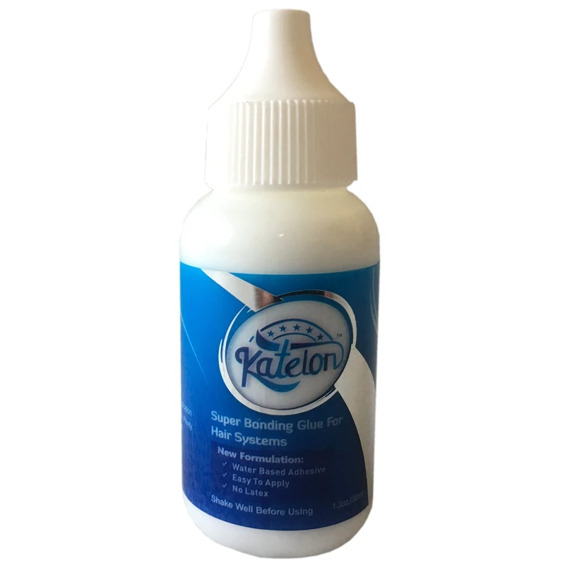 2 bottles 1.3 Oz 38 ml Katelon super adhesive wig glue wig bonding glue for lace wig and toupee 3