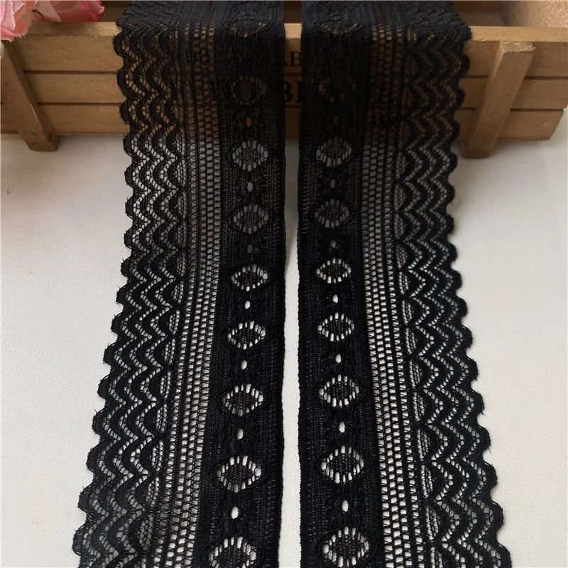 Lace Fabric Lace Ribbon Lace Garment Accessories Lace Sewing Supplies Lace Accessories Lace Sewing Accessories Clothing Accessories 5 Meters Elastic Lace Ribbon White African Lace Fabric Elasticity Trim Embroidered Sewing Clothing Underwear Accessories