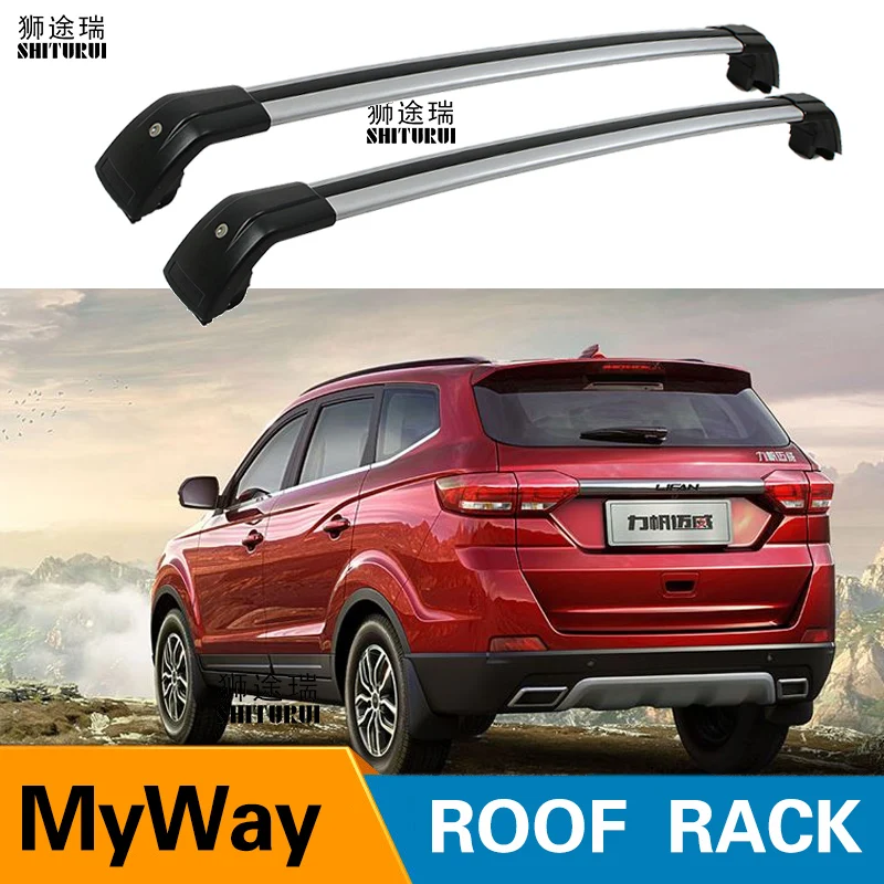 SHITURUI 2 шт. брусья на крышу для LIFAN MyWay 2017 + 2018 2019 боковые бруски из алюминиевого
