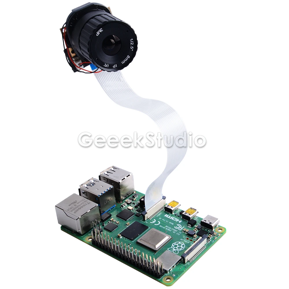 Модуль камеры Raspberry Pi 8 мм OV5647 5MP фокусное расстояние для 4 Модель B /3B(+)/2B/B +/Zero(w) / Jetson