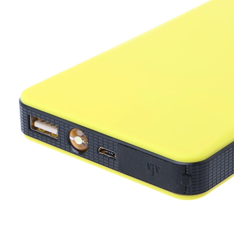 12 В 20000 мАч многофункциональный автомобильный стартер банк питания аварийное зарядное устройство бустер батарея - Цвет: Yellow