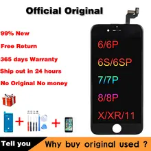 

New Official Original lcd For iPhone 6 6s 7 8 Plus LCD Touch X XR display XS 11 Screen True Tone Replacement Repair Parts