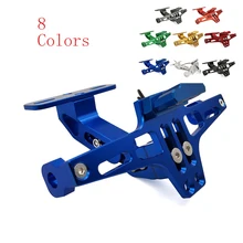 Универсальный CNC держатель для заднего номерного знака мотоцикла и регулируемый угол для Honda forza 300 XADV 750 X-11 cb 190r