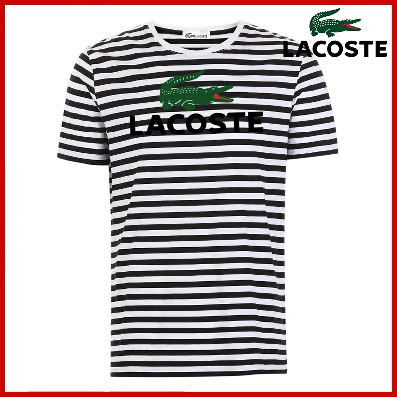 

Lacoste- New tee t shirts home men casual short sleeves cotton tops cool tshirt summer jersey t-shirt 24 orders