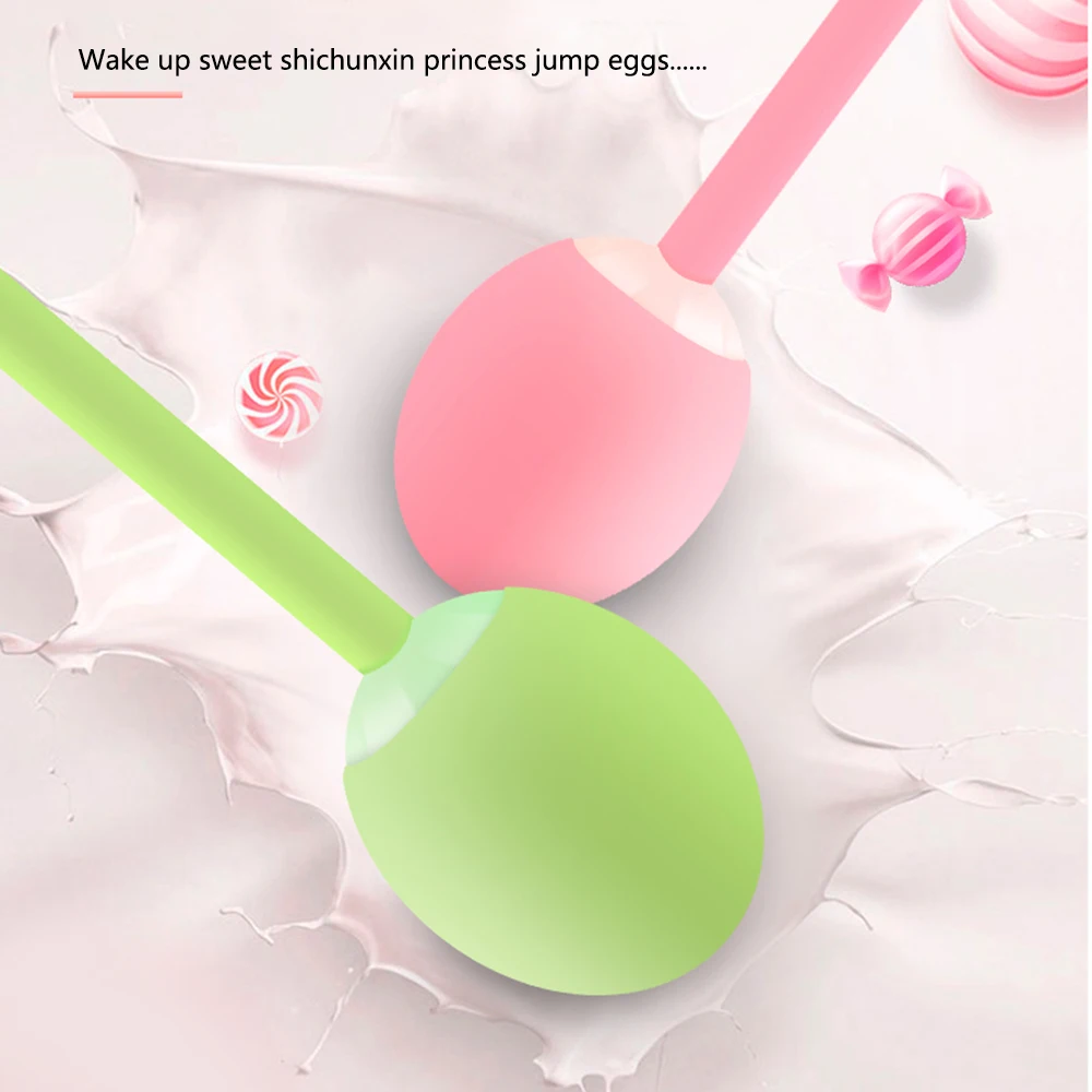 Sex Toy For Women Postpartum Contract Shrink Vagina Jump Egg Masturbation Mute Waterproof Jump Egg Silicone Massage Sticks