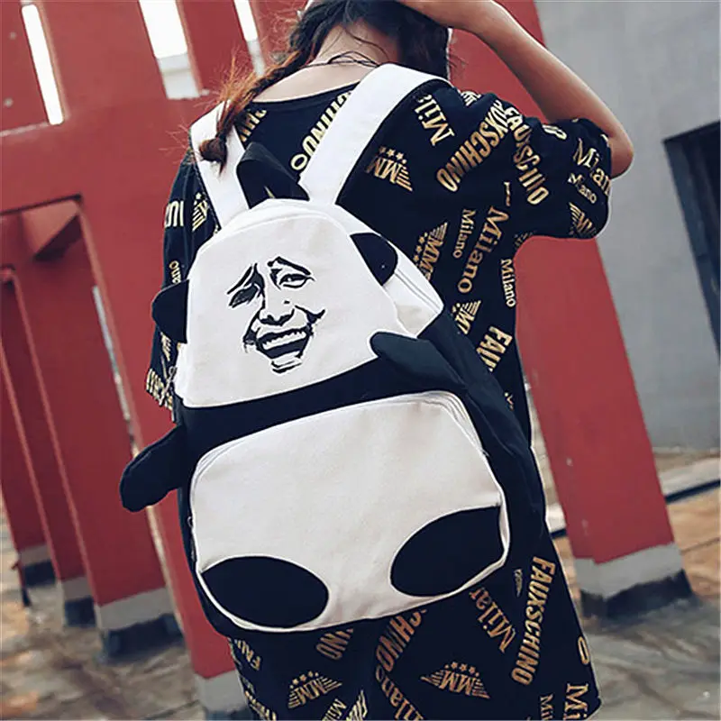

New Online Celebrity Personality Fashion Women's Backpack Men Cartoon Travel Backpack for Teenage Students Girls School Backpack