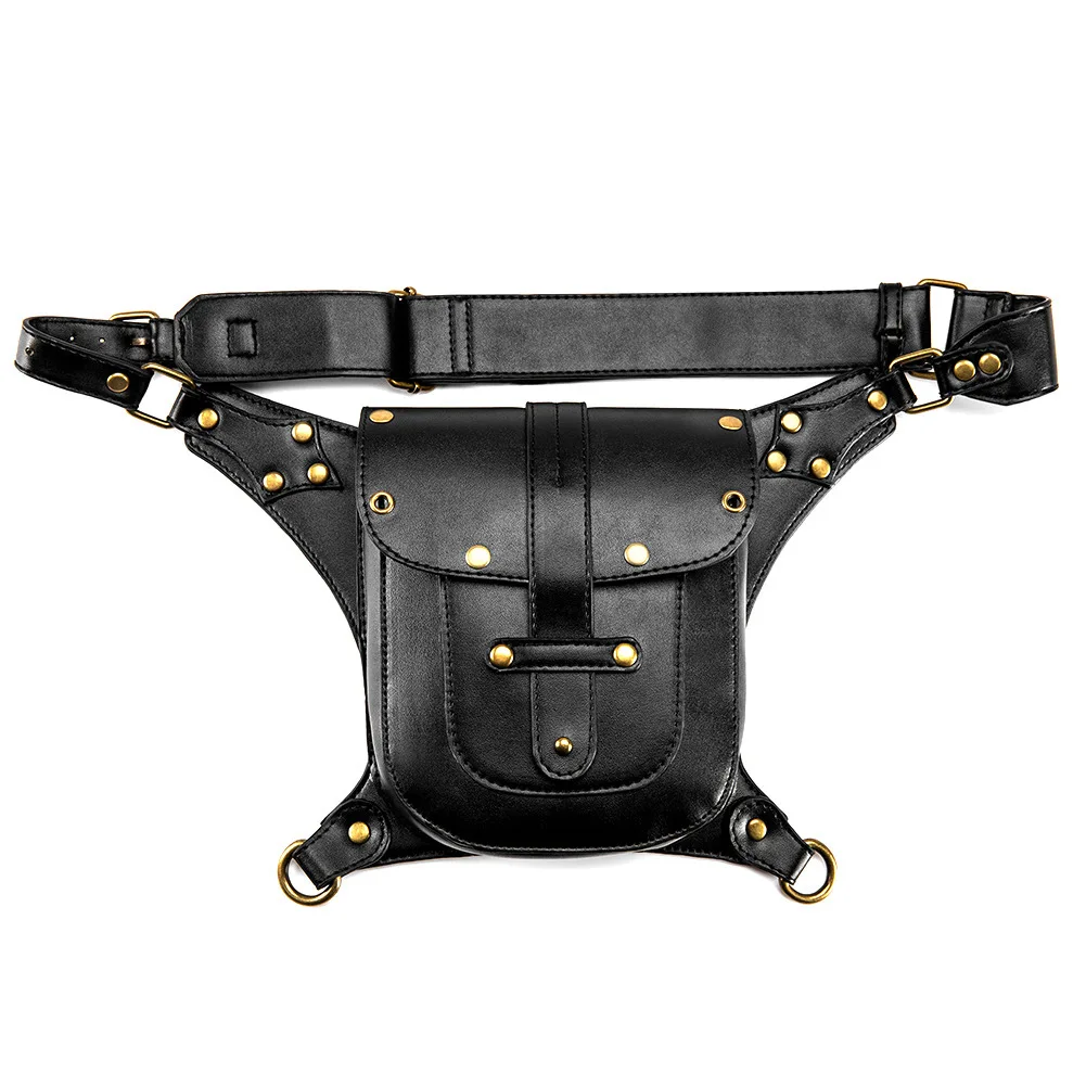 BXX/пара панк Chestpack Ретро сумка через плечо рок для мужчин и женщин Готический Фанни пакеты тактический карманный мотоцикл ноги пакет 19K-a96