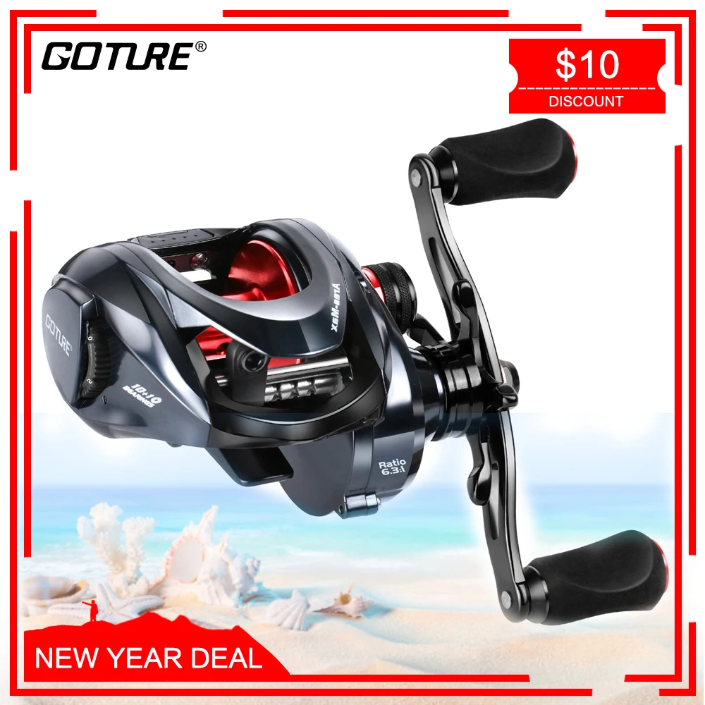 Катушка для морской рыбалки 10 + 1 шарикоподшипник 22 фунта/10 кг 6 3: 1|max drag|sea fishing reelbait