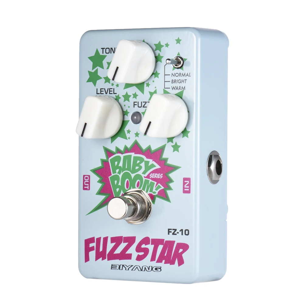 

Hot New Hot FZ-10 BABY BOOM Series 3 Modes Fuzz Guitar Effect Pedal True Bypass Full Metal Shell With FUZZ control knobs