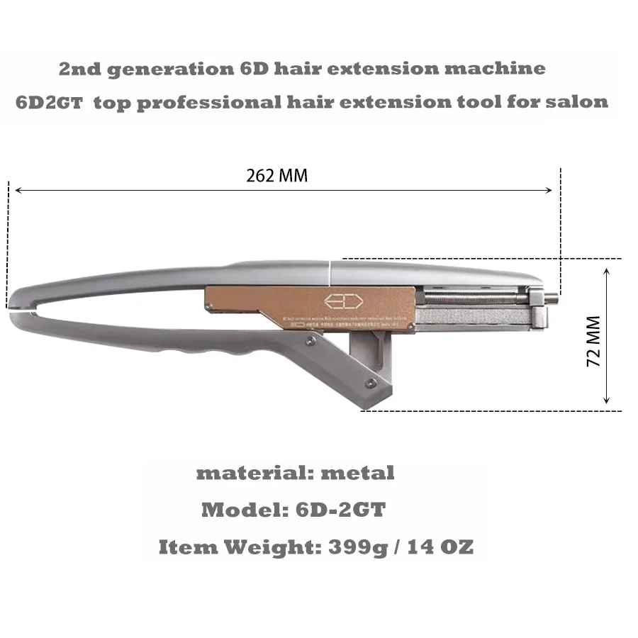 Original 2rd Generation 6D hair extension machine/ human hair extension tools/ wig connector Easy to use