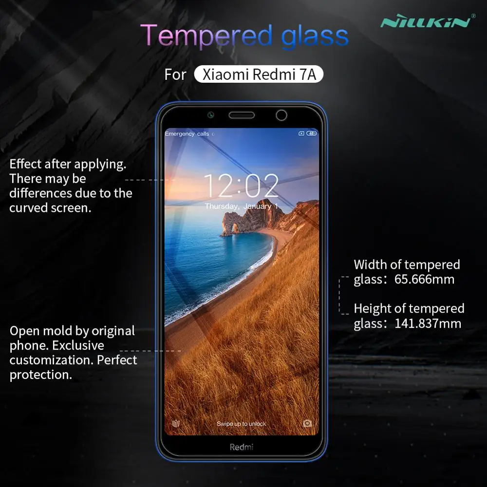 Для Xiaomi Redmi 7a Redmi7 Redmi 7 Redmi Y3 закаленное стекло Nillkin Amazing 9H Защитная пленка для экрана