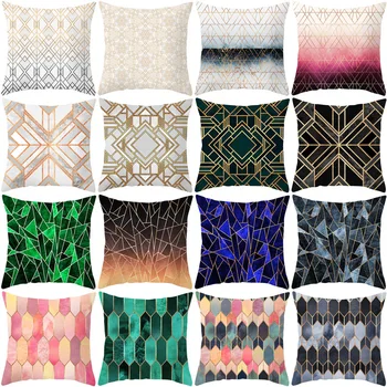

Pillow Cover Cushion Covers Geometric peached Pillowcloth Decoration for Home Car Bed Sofa Living Room Napping 4001346045411