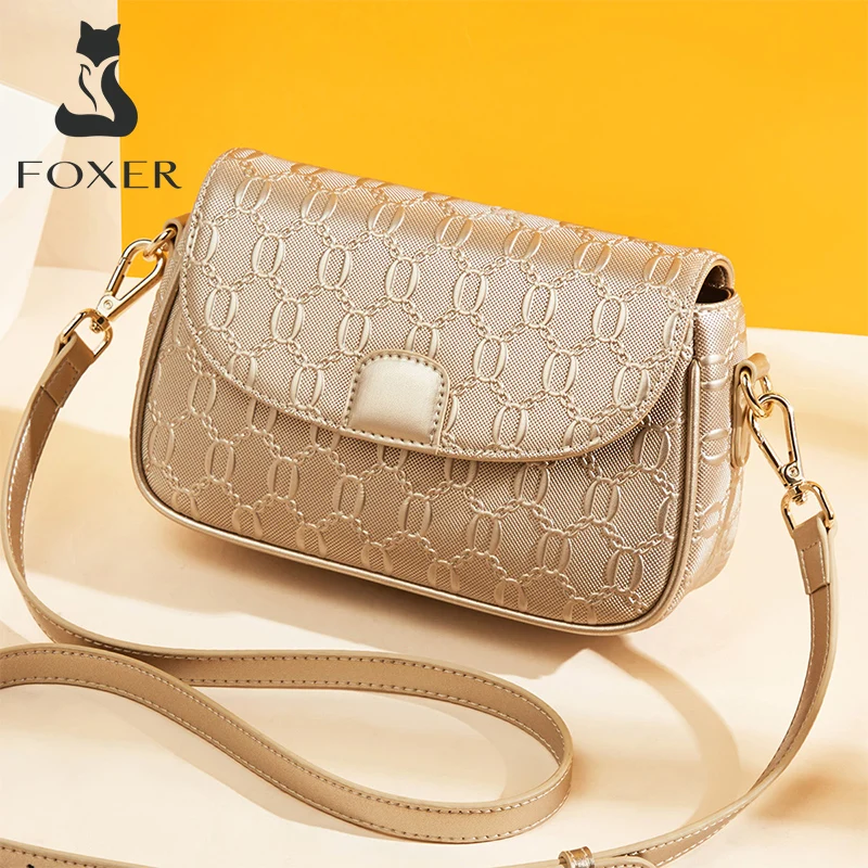 Foxer Flacy Women Leather Shoulder Bag