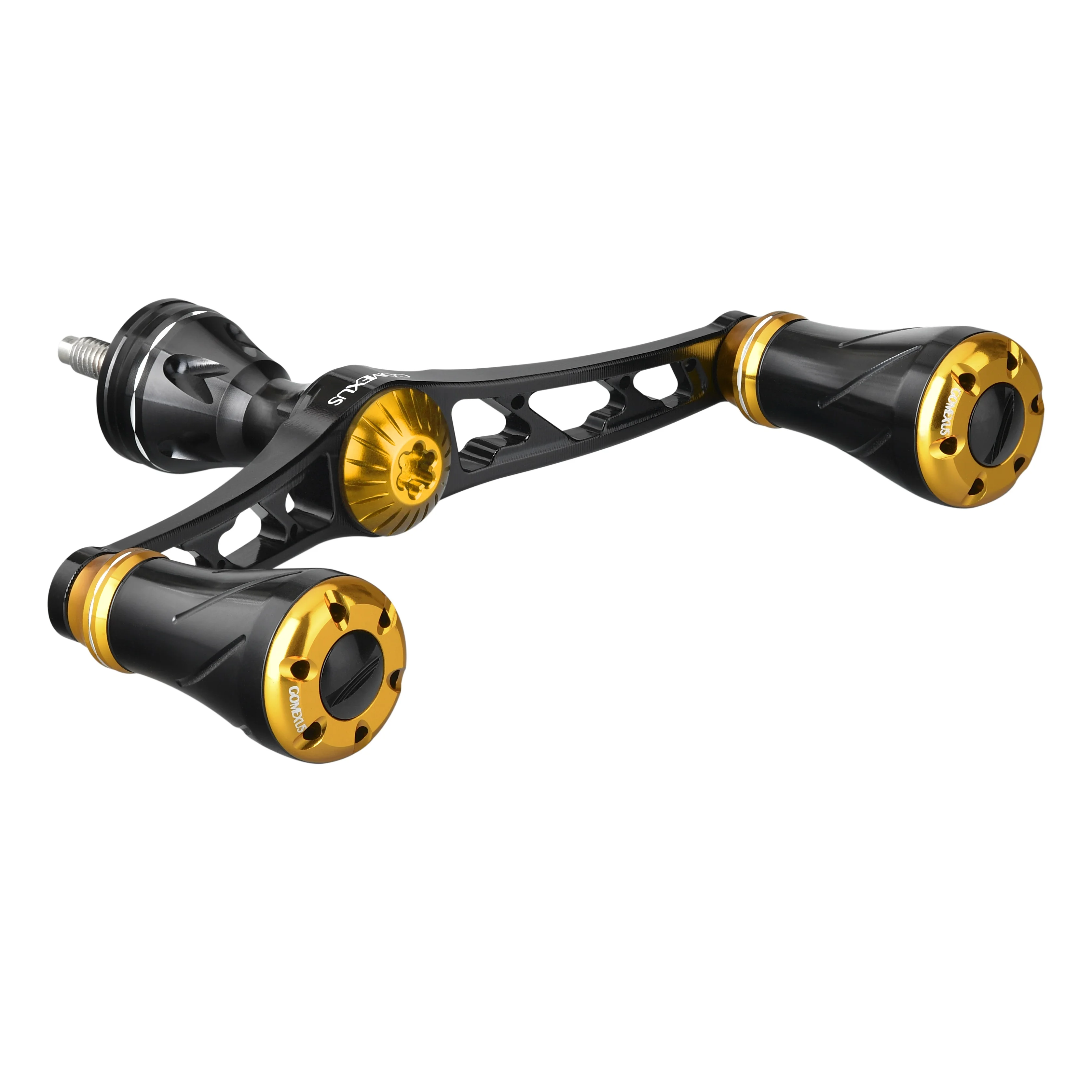 black gold Gomexus CNC силовая ручка для Shimano 1000-3000 спиннинговая катушка как описание - Цвет: black gold
