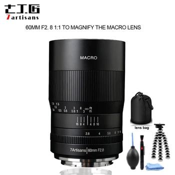 

7artisans 60mm f2. 8 1:1 magnification macro lens is suitable for Canon EOSM EOSR E Fuji M43 nikon z Mount