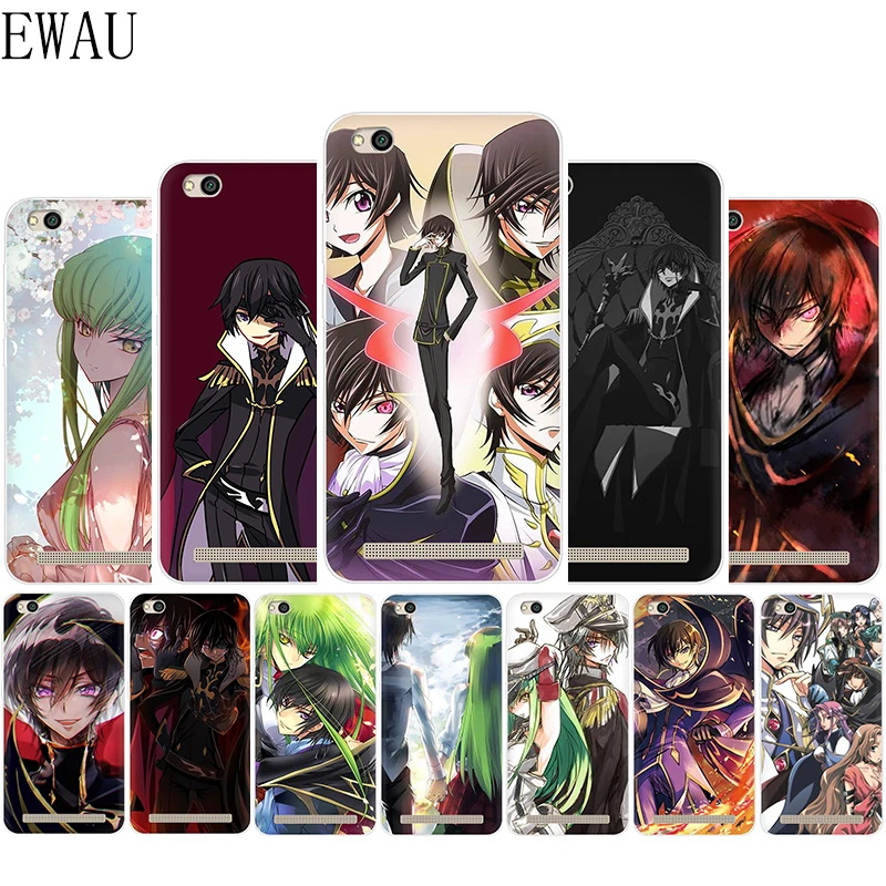 

Julius Kingsley Code Geass Silicone Mattle phone case for Xiaomi Redmi Note 4 4X 5 6 7 8 pro 5A Prime 8T
