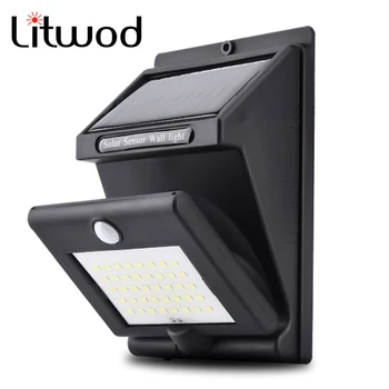 

Rotate Solar Light Motion Sensor Street Outdoor Wall Lamp SMD2835 40 Led 10W Built in Battery Powered Sunlight Waterproof IP65