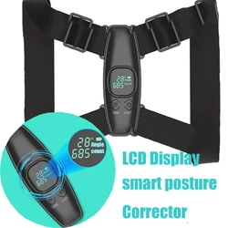 Smart Posture Corrector Women Electronic Back Support Belt  Intelligent Vibration Reminder Shoulder Training Belt Pain Relief