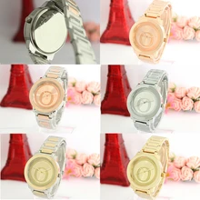 Новинка из нержавеющей стали мужчины женщины пары кварцевые роскошные модные часы ювелирные изделия подарок темпера Мужские t Свадебные ретро благородные