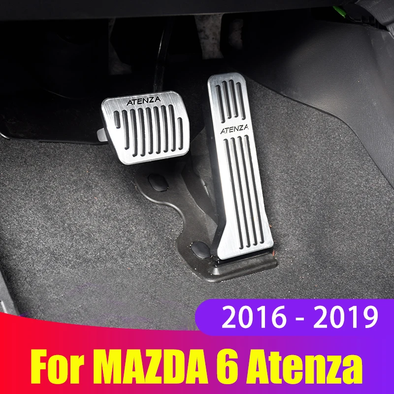 Нескользящая накладка на педали тормоза из алюминиевого сплава для MAZDA 6 ATENZA 2014 2015