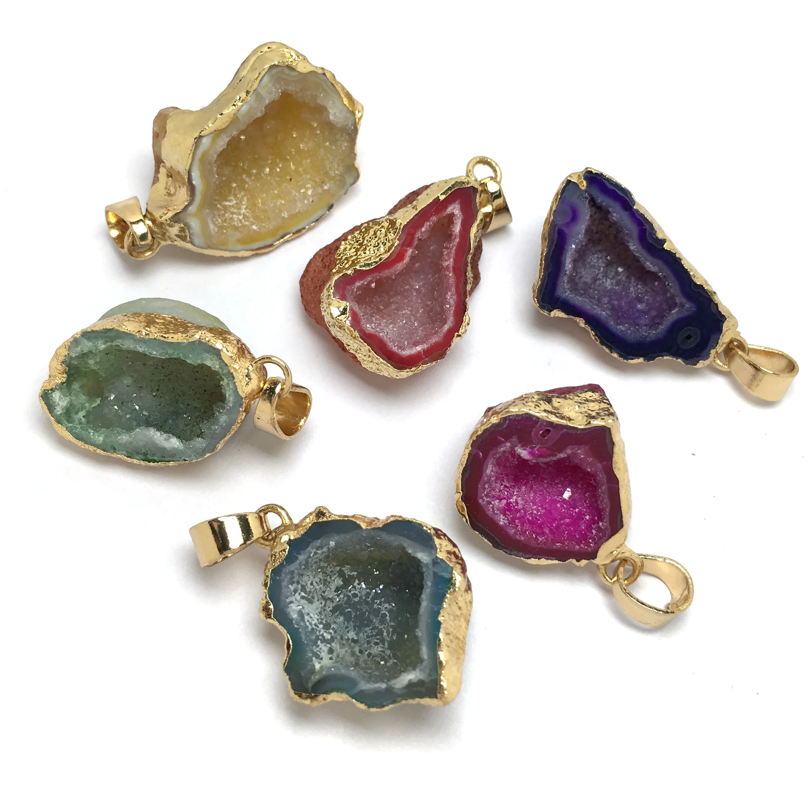 

Natural Stone Pendant Irregular Quartz Crystal Necklace Pendants for DIY Jewelry Making Necklace Earrings Women Jewelry