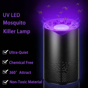 

Zapper USB LED Moths Killer Insect Trap Voiceless UV Lamp Mosquito Light Mosquito Lamp DC5V Flying Insects Electric Pest Bug