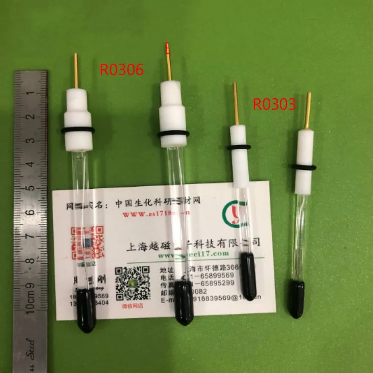 Ag / AgCl reference electrode. R0303 / r0306 silver chloride electrode. Detachable silver chloride electrode plastic tape measure