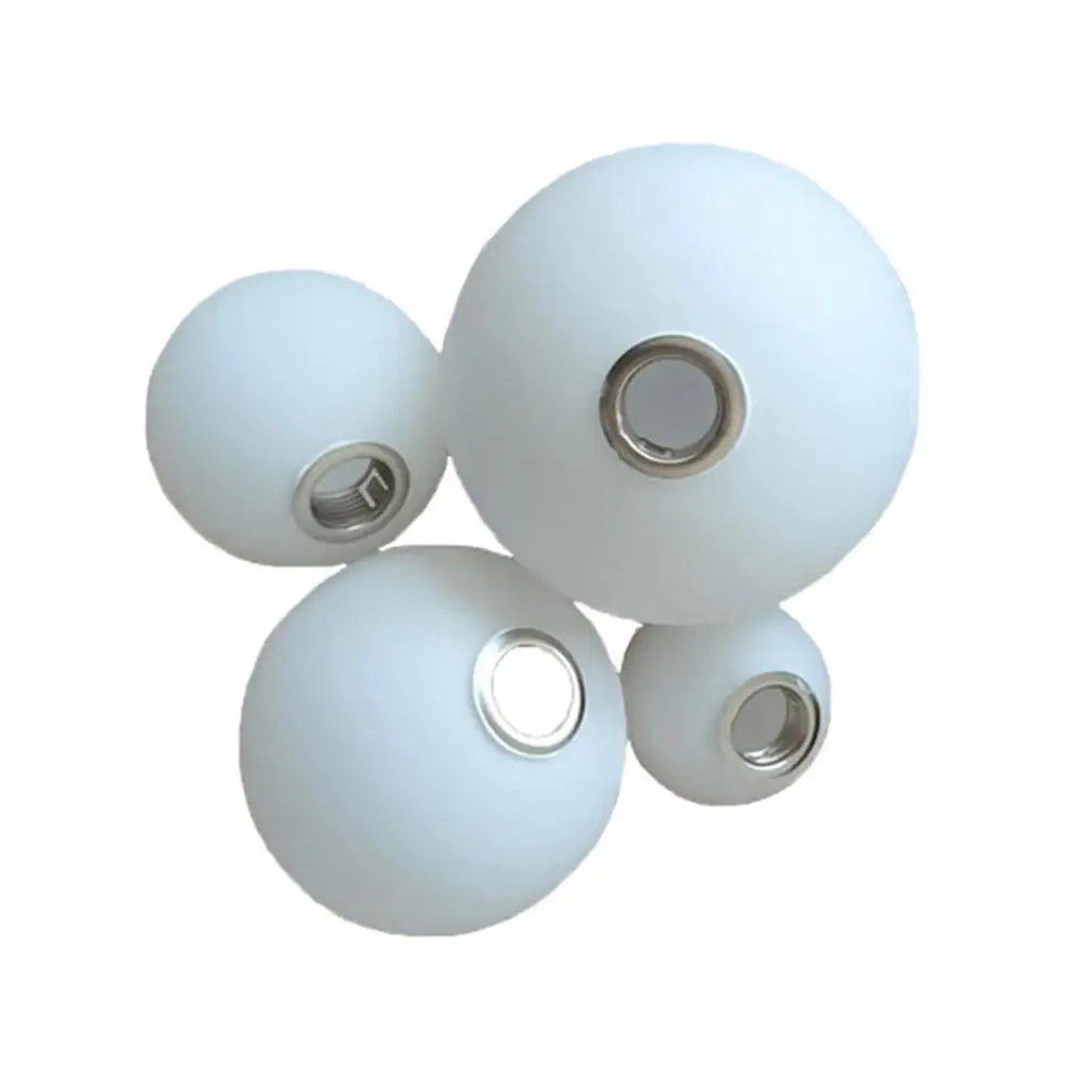 2 Holes. White Glass Pendant Globe Lampshades ball light sphere replacement 